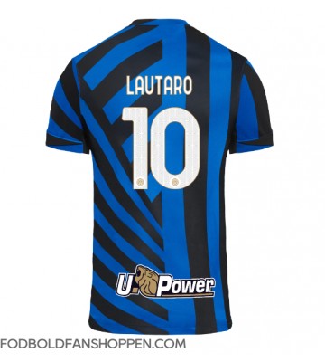Inter Milan Lautaro Martinez #10 Hjemmebanetrøje 2024-25 Kortærmet